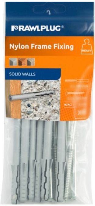 Rawlplug Frame Fixing - 10 x 160mm (Pack of 4)