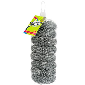 Galvanised Pot Scrubs - Set of 6