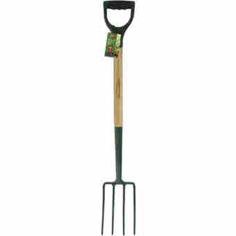 Ambassador Natural Ash Handle Carbon Steel Border Fork