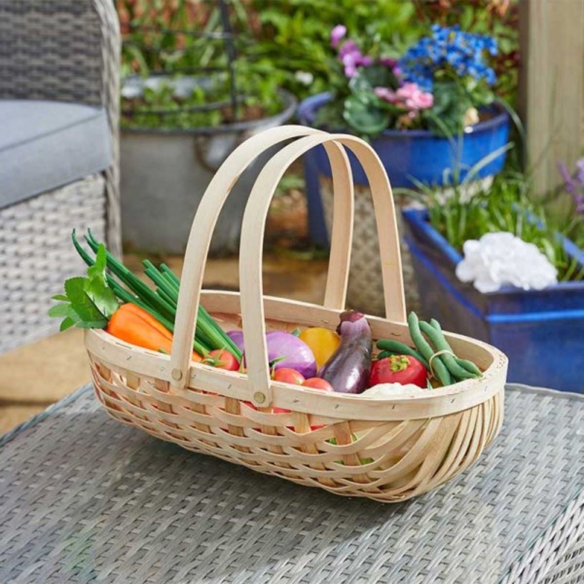 Gardener's Trug - Ideal for carrying flowers, Vegetables & Tools 