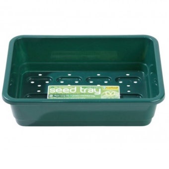 Garland Green Seed Tray G18G 23cm x 17cm x 6cm| Durable Tray for Seed Sowing & Propagation
