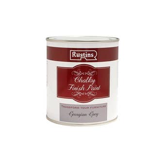 Rustins Chalky Finish Paint - Georgian Grey 250ml