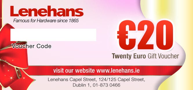 Lenehans Gift Vouchers €20