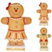 Gingerbread Statue 55cm – Festive Decorative Statues for Christmas Cheer I Assorted Design