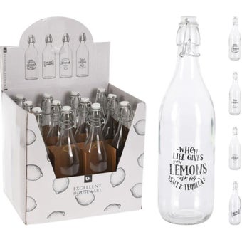 Glass Lemonade Bottle 1L