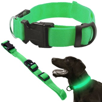 Glow-in-the-dark LED Collar for Dogs and Cats