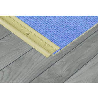 SupaDec Aluminium Coverstrip Gold Effect 34mm x 900mm