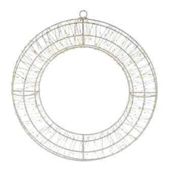 Christmas Decoration Ring - 38 cm with 480 LED Warm White Lights