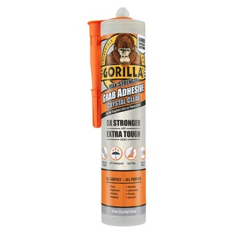 Gorilla Waterproof Clear Grab adhesive 270ml