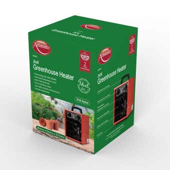 Ambassador Greenhouse Heater 20cm(W) x 23cm(H) x 33.5cm(D)