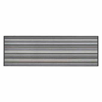 Grey & Black Lines Mat - 50 x 150cm
