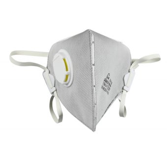 Grey Dust Mask with Valve CE approved - 2 piece