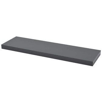 Duraline Float Shelf 80cm x 23.5cm Grey Lacquered - Each