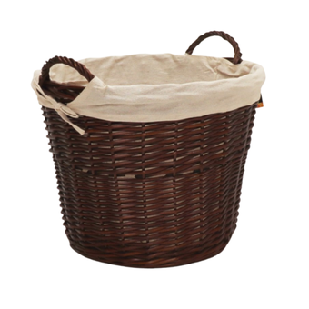 Blacksod Wicker Basket - Coffee 50cm