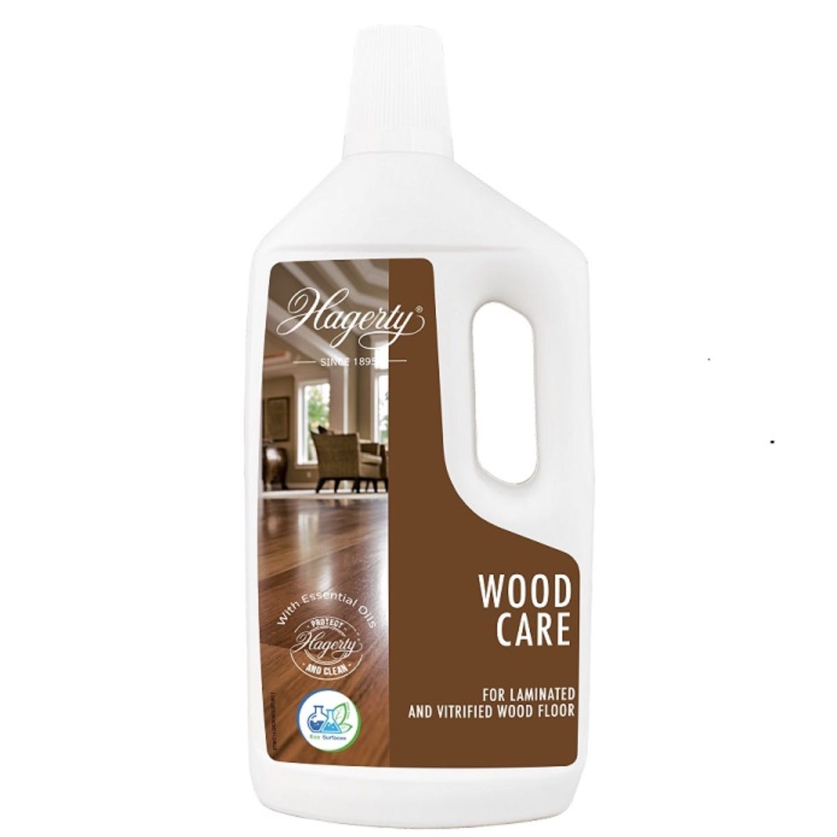 Hagerty Wood Floor Care 1L | For Varnished & Laminated Floors, No-Rinse, Anti-Slip Protection