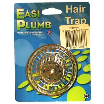 Easi Plumb Waste Outlet Hair Trap - Chrome Plated