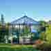 Halls Green Atrium Toughened Glass Greenhouse - 12' x 12'