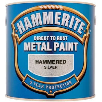 Hammerite 2.5lt Silver Hammered
