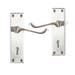 Basta Victorian Door Handles - Satin Nickel
