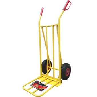 Protool Heavy Duty Sack Truck with Pump Wheels – Yellow