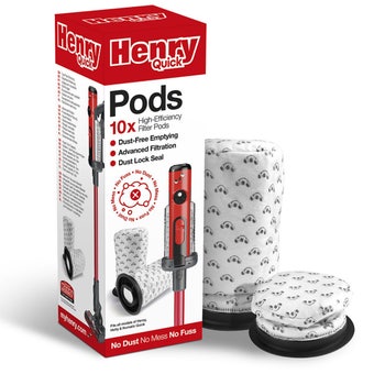 Henry Quick Pods Disposable Vacuum Filter Cartridges – Pack of 10