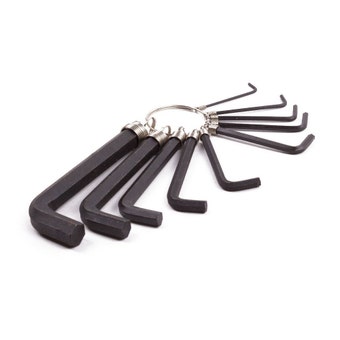 Hex Key Wrench Set - 10 pieces