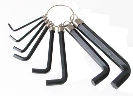 Hex Key - Set of 8. 