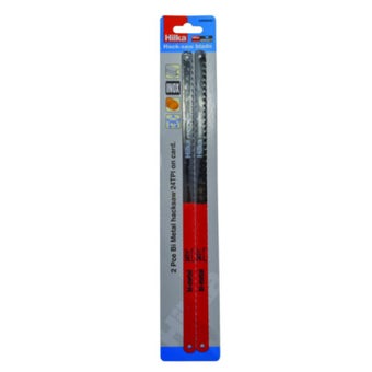 Hilka 2pc Bi Metal Hacksaw Blades