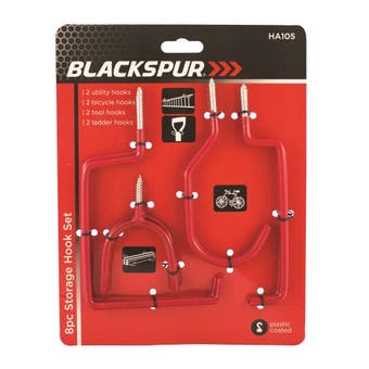 Blackspur Storage Hook Set - 8pc