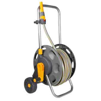 Hozelock 60m Assembled Hose Cart With 30m Hose & Fittings