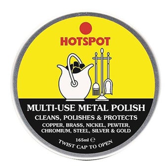 Hotspot Multi-Use Metal Polish 165ml Tin | All-Metal Cleaner for Long-Lasting Shine