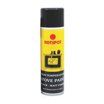 Hotspot Spray Stove Paint Matt Black 450ml