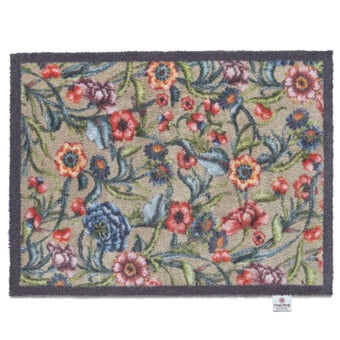 Hug Rug Pattern Garden Multi Floral 2 – Stylish, Eco-Friendly & Dirt-Trapping Barrier Mat