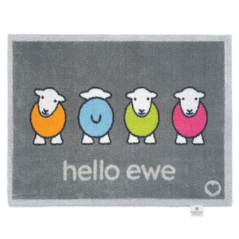 Hug Rug Pattern Hello Ewe – Charming, Sustainable & Dirt-Trapping Barrier Mat