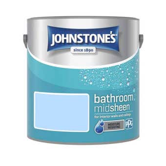 Johnstones Bathroom Midsheen Paint - Ice Lake 2.5L