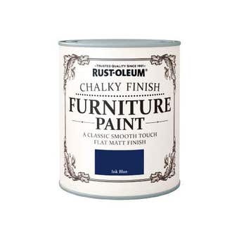Rust-Oleum Ink Blue Chalky Paint 125ml