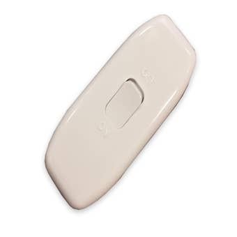 White 6 Amp In Line Switch