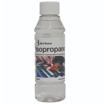 Bird Brand Isopropanol IPA 250ml 99.85% – Pure Alcohol Cleaner