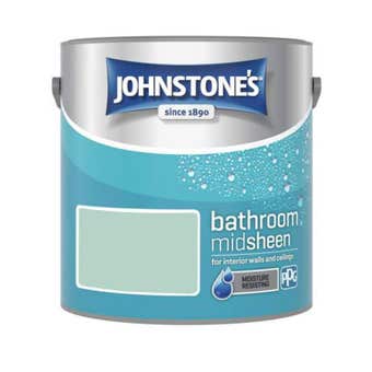 Johnstones Bathroom Midsheen Paint - Jade 2.5L