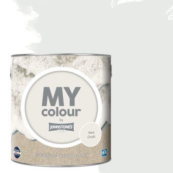 Johnstone's My Colour Durable Matt Paint New Chalk - 2.5L