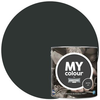 Johnstone's My Colour Durable Matt Paint Whitby Jet - 2.5L