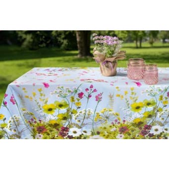 Jungle Of Flowers Oil Cloth - Price Per Meter
