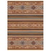 Kashmir Rug with fringe 80cm x 300cm - Blue