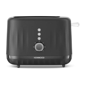 Kenwood Ripple Midnight Black 2 Slice Toaster TCP06.00BK with 7 Browning Levels and Defrost Function