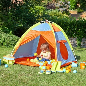 Kids Pop-Up Play Tent with 100 Soft Play Balls – Indoor and Outdoor Playhouse for Toddlers and Children