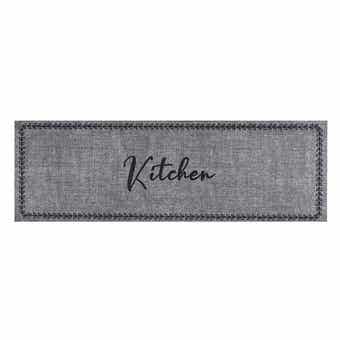 Grey Kitchen Runner - 50 x 150cm