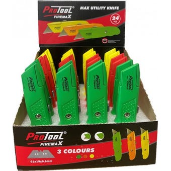 Protool Utility Knife Hi Vis - each