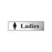 Ladies Sign - Chrome