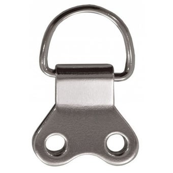 Large Nickel Plated "D" Ring - Pack of 3