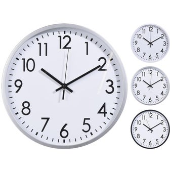 Large Wall Clock 30cm - Black